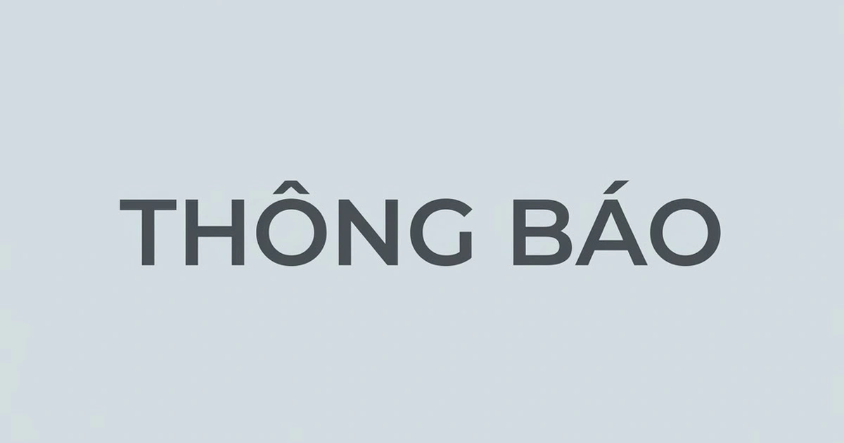 Tòa án nhân dân TP.HCM thông báo