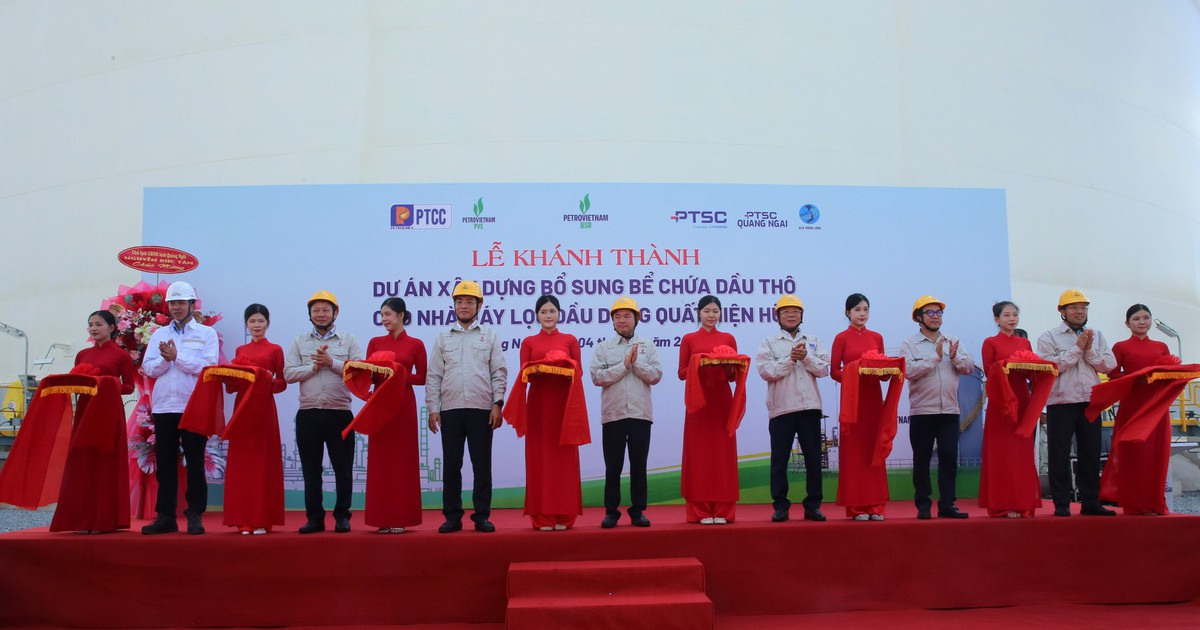 Nhà máy lọc hóa Dung Quất nâng năng lực tồn chứa thêm 12,5%