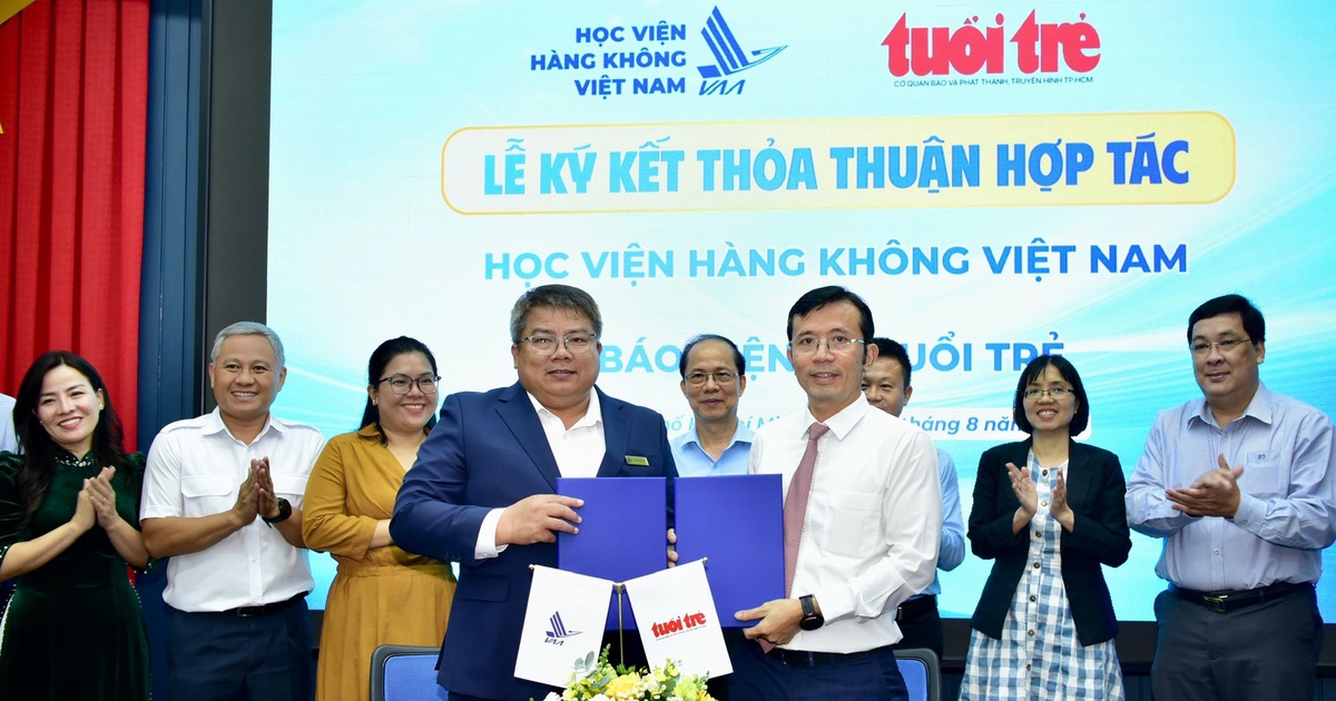 Báo điện tử Tuổi Trẻ hợp tác với Học viện Hàng không Việt Nam