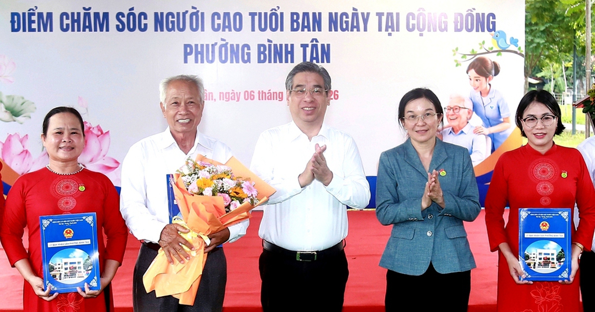 Phường Bình Tân ra mắt điểm chăm sóc người cao tuổi ban ngày tại cộng đồng