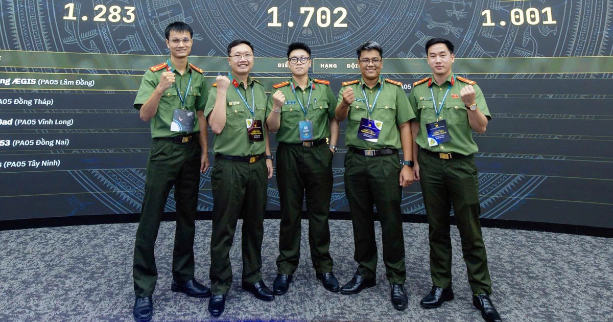 An ninh mạng Công an TP.HCM nhất bảng cuộc thi 'Hành trình truy vết tội phạm mạng'