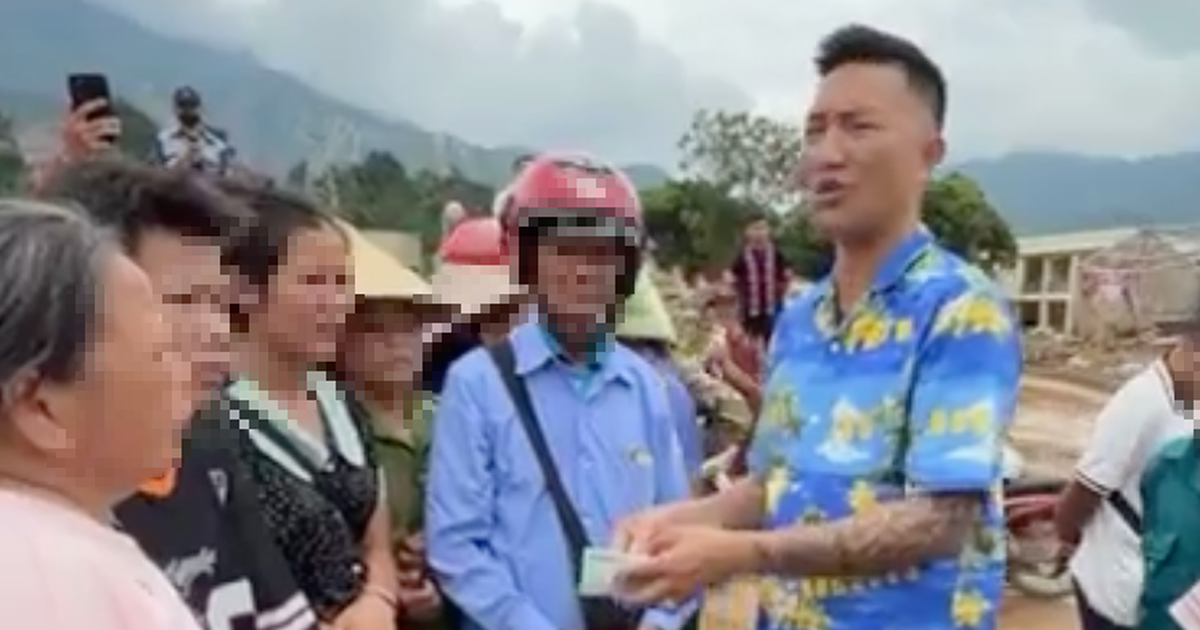 Xã vùng lũ quét ở Lai Châu không tiếp nhận tiền từ thiện của Huấn Hoa Hồng, chỉ nhận 24 téc nước