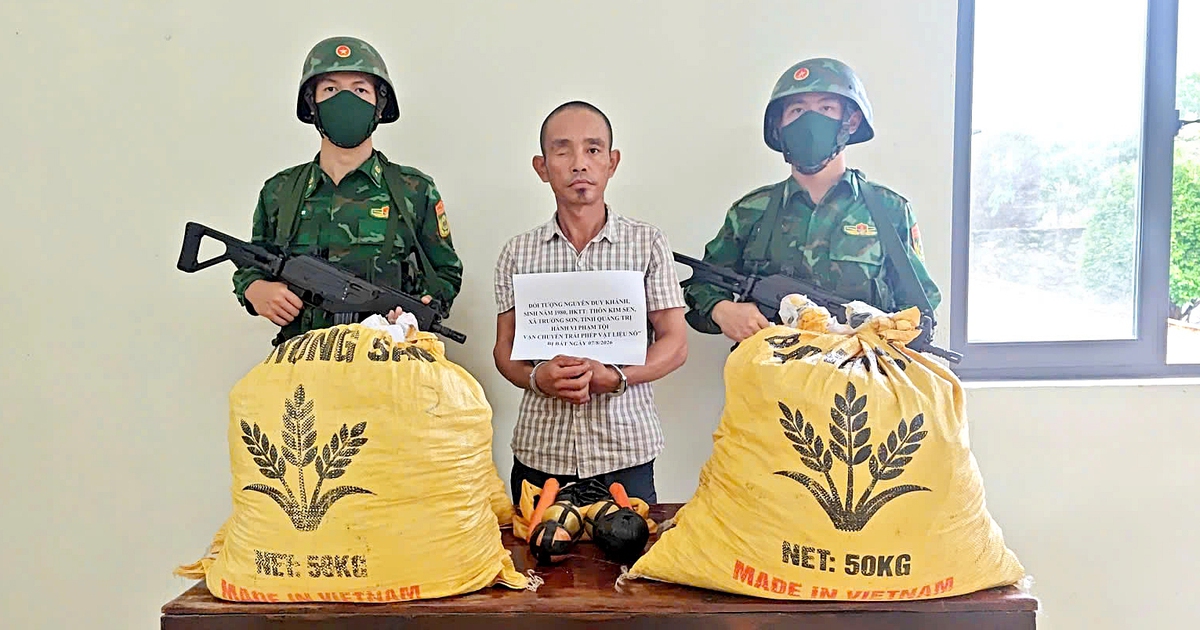 Đánh sập đường dây đưa thuốc nổ từ Lào vào Việt Nam, thu hơn 210kg vật liệu nổ