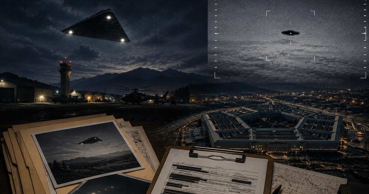 Mỹ công bố 41 hồ sơ UFO mới, có vật thể lạ trên bầu trời Trung Đông