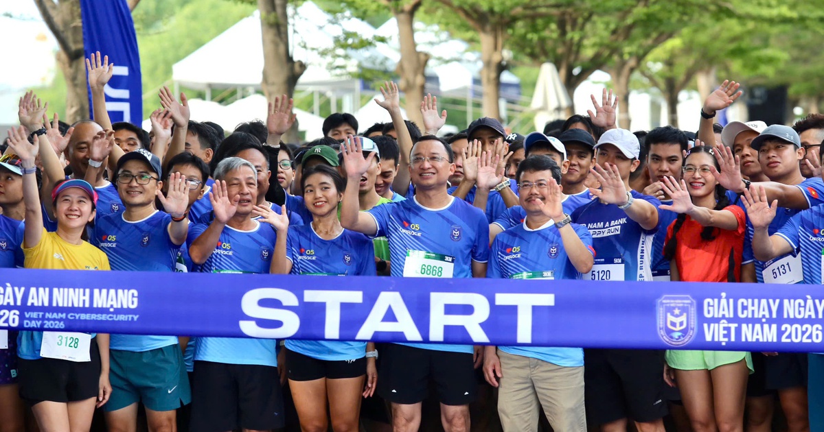 Hơn 1.000 người tham dự Giải chạy Ngày An ninh mạng Việt Nam 2026