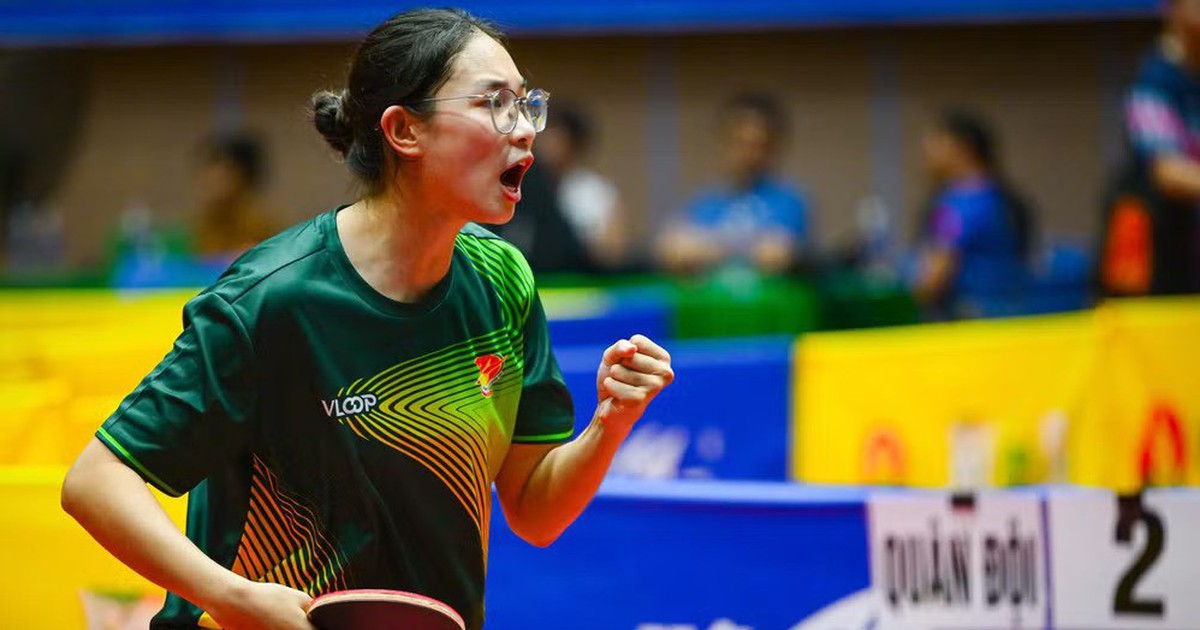 Cú sốc lớn xảy ra tại môn bóng bàn Đại hội Thể thao toàn quốc 2026