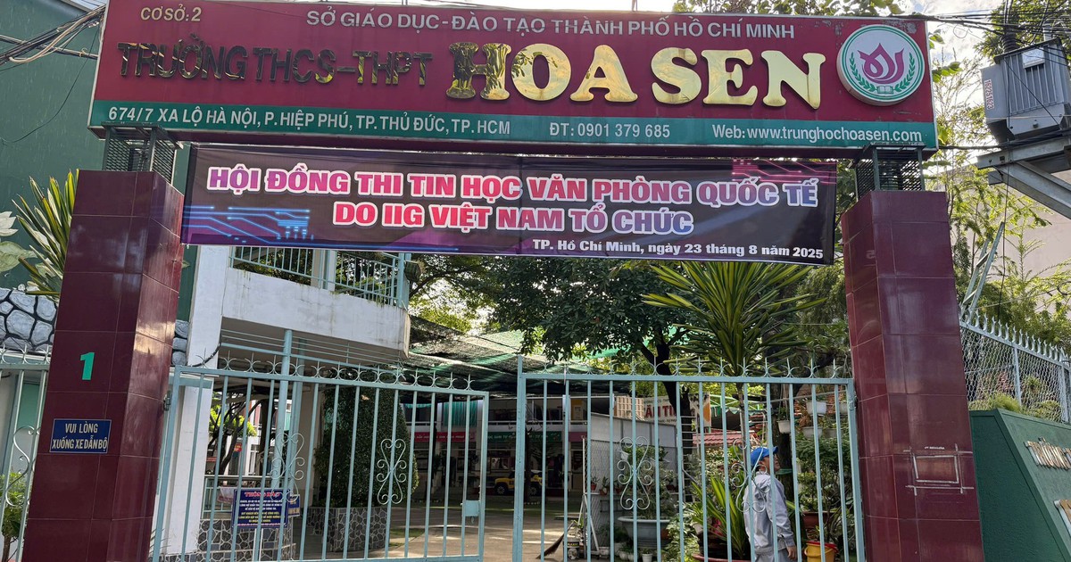 Yêu cầu Trường THCS-THPT Hoa Sen chấm dứt hoạt động địa điểm tại xa lộ Hà Nội
