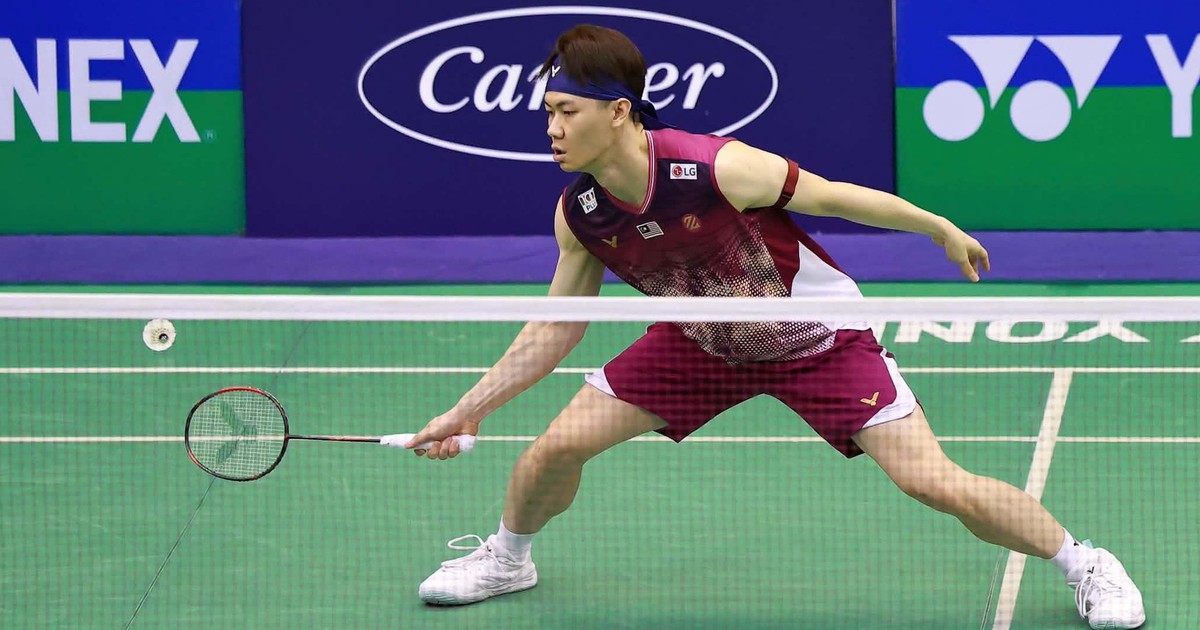 'Thần búa' Lee Zii Jia gây sốt tại Giải cầu lông Vietnam Open 2026