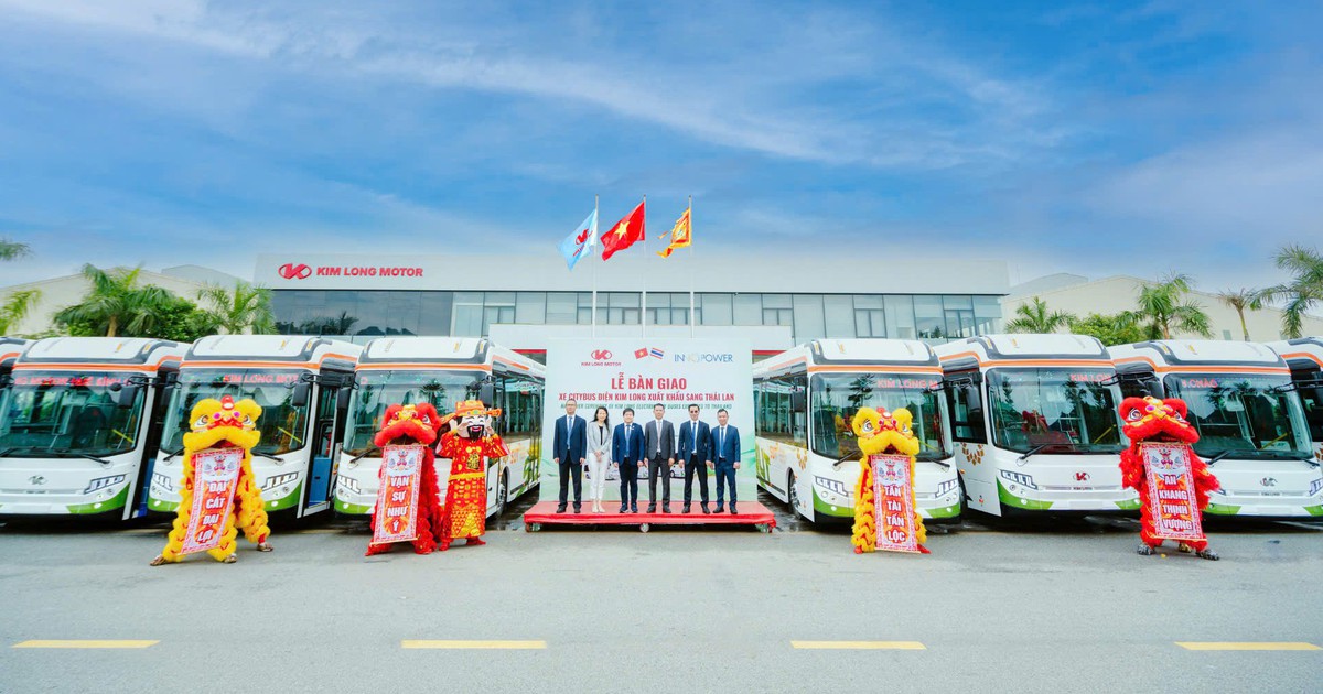 Kim Long Motor ships its first electric bus batch to Thailand