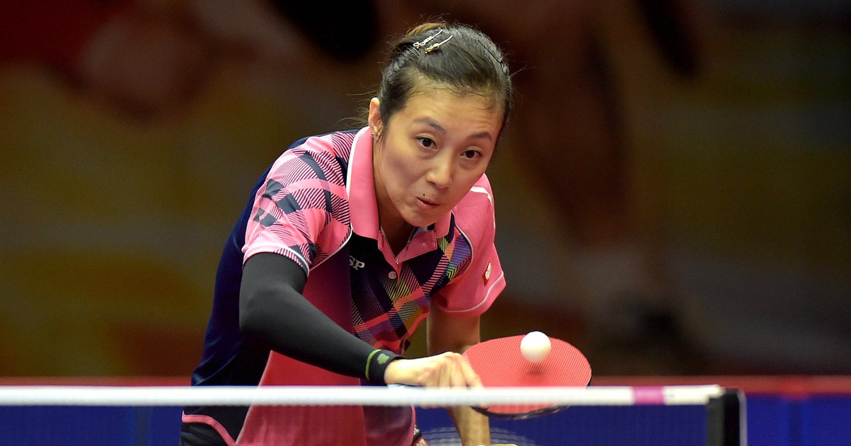 43-year-old table tennis player pulls off a stunning upset over a Chinese star