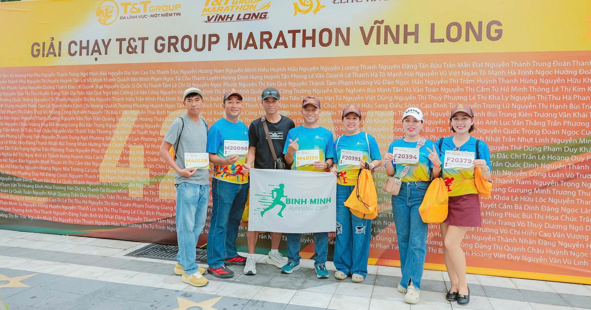 Khai mạc T&T Group Marathon Vĩnh Long với 5.000 vận động viên