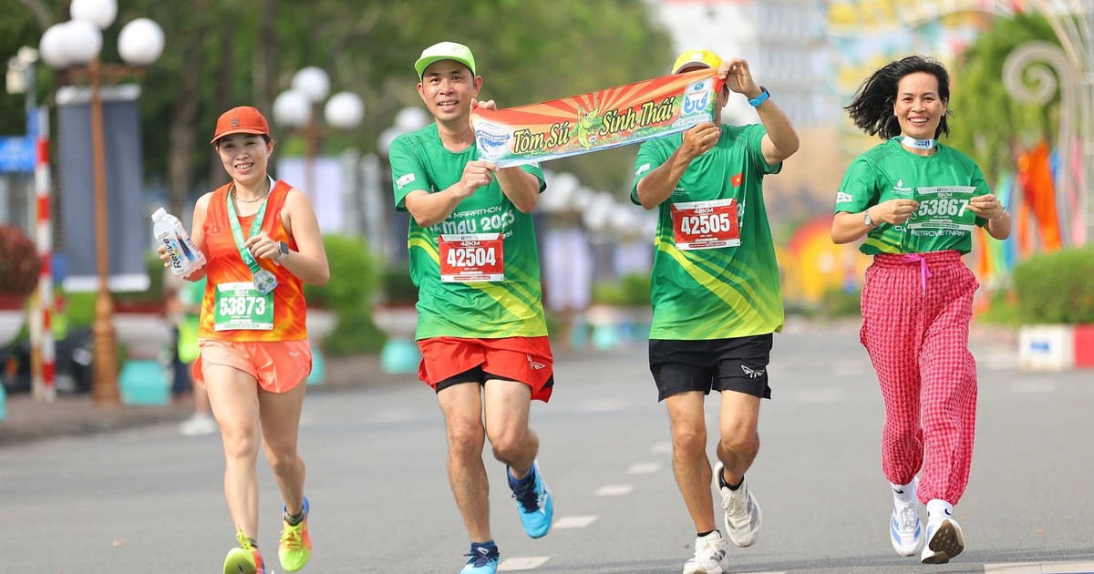 7.000 người tham dự Giải chạy Marathon Cà Mau 2026
