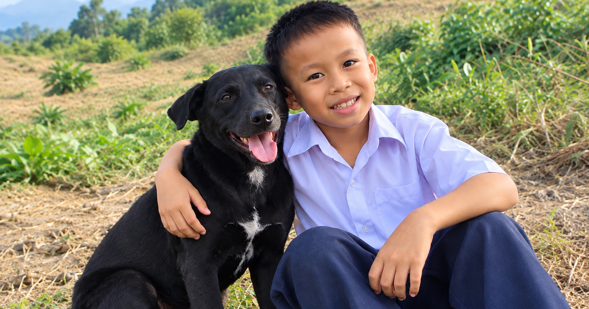 Boy lost in forest for nearly a day found safe, loyal dog earns a forever home