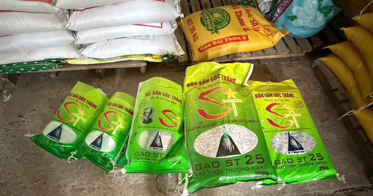 Công an khởi tố hình sự vụ gạo ST25 giả ở An Giang
