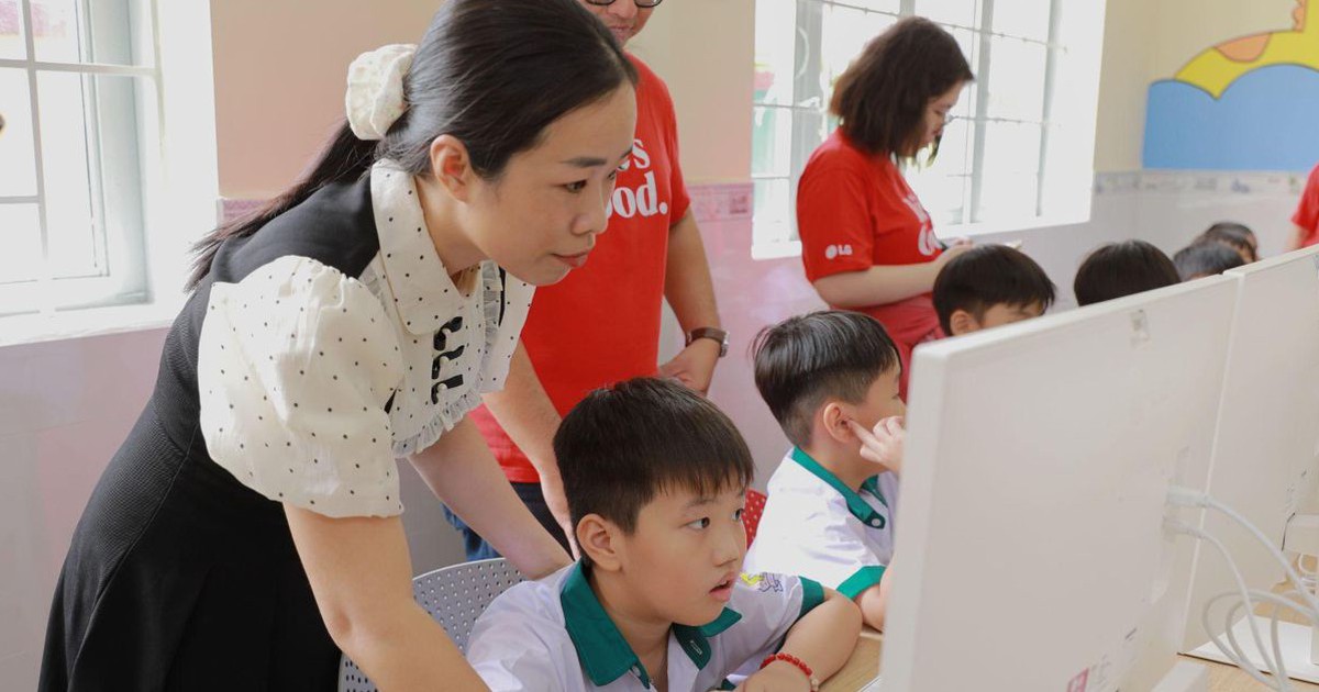 LG mang công nghệ đến gần hơn với học sinh tiểu học tại Đồng Nai