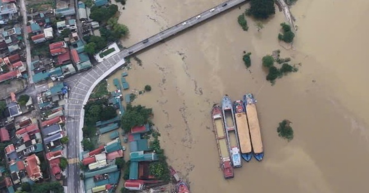 Lũ trên sông ở Thanh Hóa, Ninh Bình đang lên, miền Bắc còn mưa lớn đêm nay