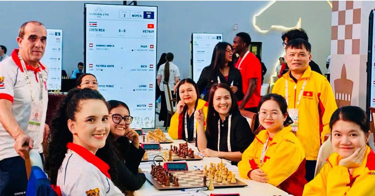 Tuyển cờ vua Việt Nam toàn thắng sau 2 ván đấu tại Olympiad