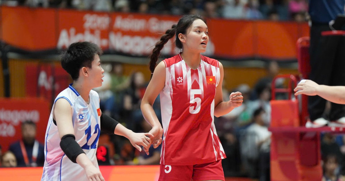 Bóng chuyền nữ Việt Nam sớm giành vé vào tứ kết Asiad 20
