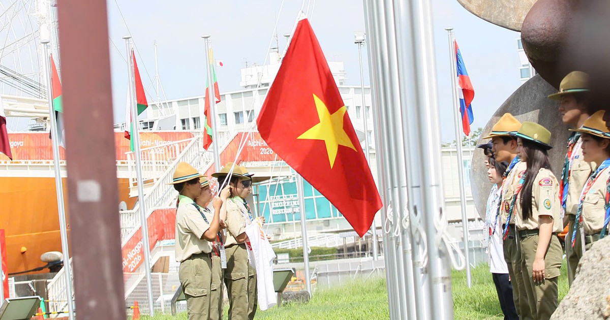 Thượng cờ đoàn thể thao Việt Nam tại Asiad 20