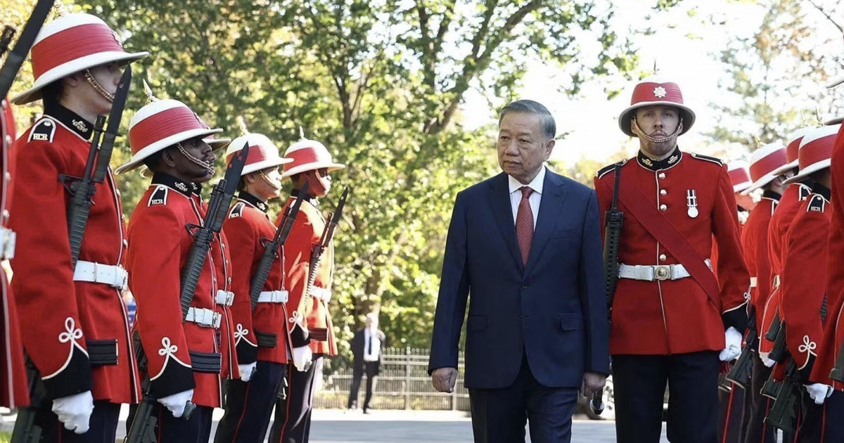 Lễ đón trọng thể Tổng Bí thư, Chủ tịch nước Tô Lâm thăm cấp Nhà nước tới Canada