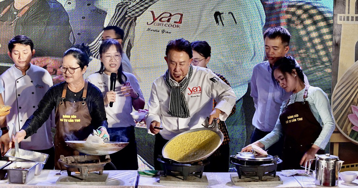 Đầu bếp Yan Can Cook tham gia biểu diễn nấu ăn tại Cần Thơ