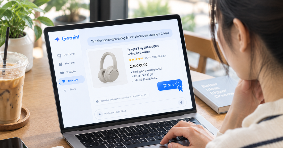 Google thử cho người dùng mua hàng trực tiếp qua Gemini