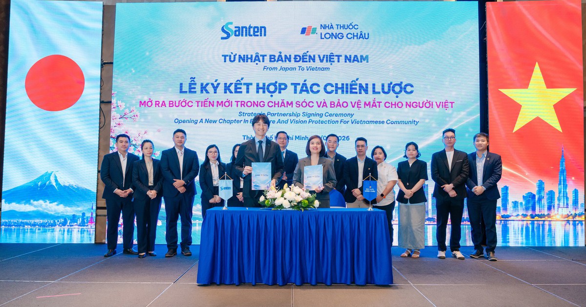 Long Châu và Santen hợp tác vì chăm sóc mắt toàn diện người Việt
