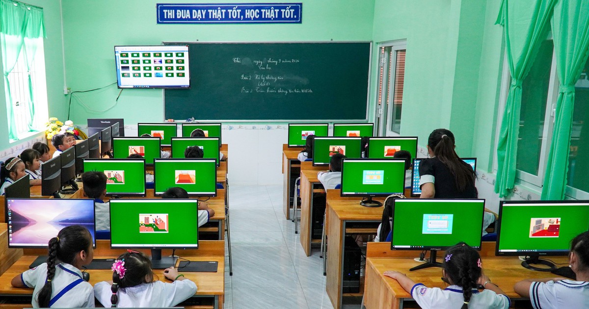 Cà Mau biến trụ sở dôi dư sau sáp nhập thành trường học khang trang
