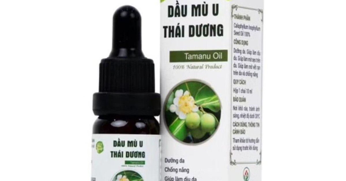 Sở Ytế TP.HCM buộc thu hồi, tiêu hủy toàn bộ sản phẩm dầu mù u Thái Dương