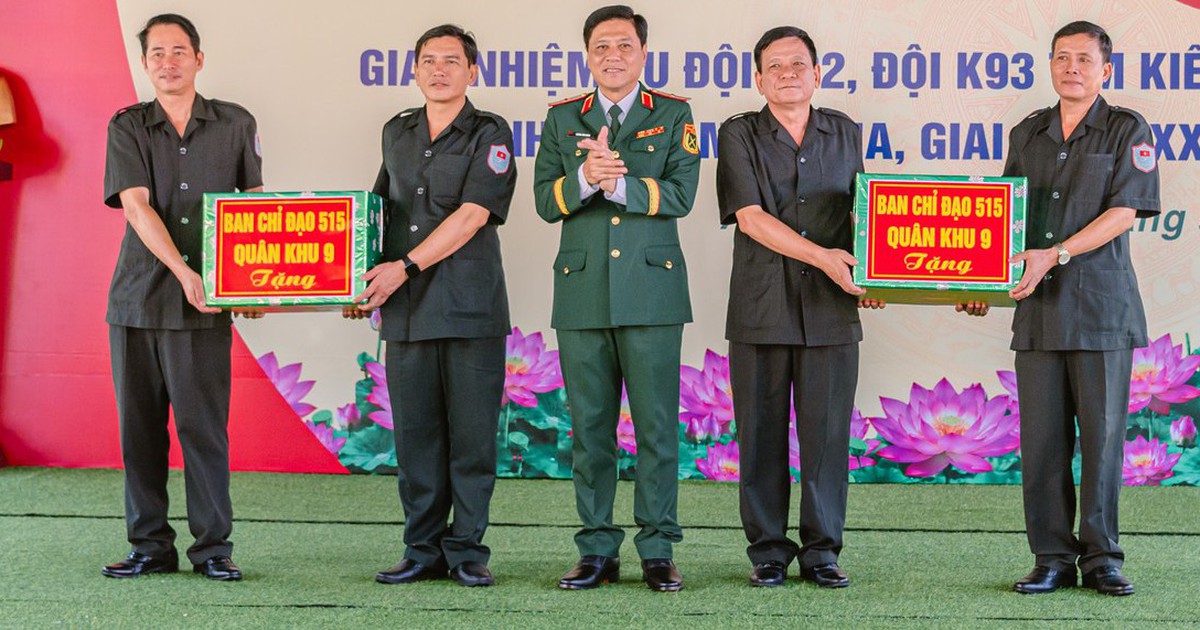 Lễ xuất quân lên đường tìm kiếm, quy tập hài cốt liệt sĩ tại Campuchia