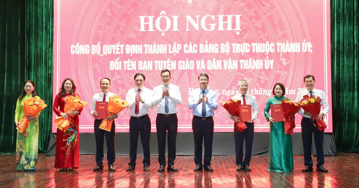 Đà Nẵng thành lập 2 Đảng bộ, đổi tên Ban Tuyên giáo và Dân vận Thành ủy