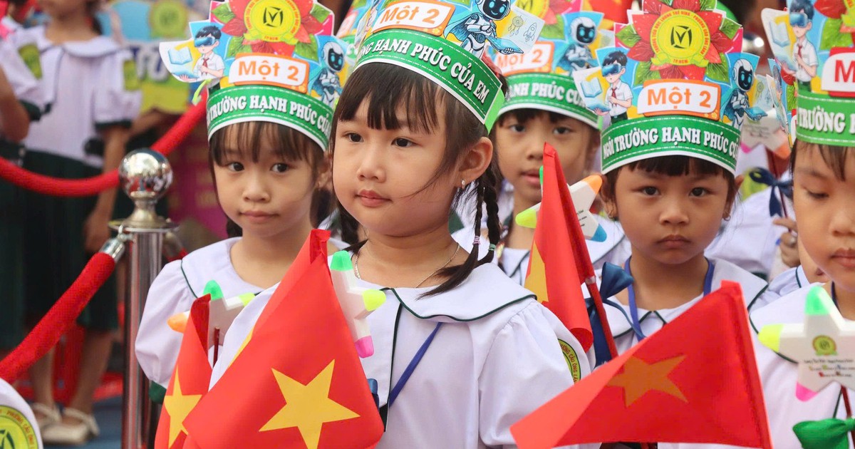 Luong The Vinh Primary School is building English into its second language