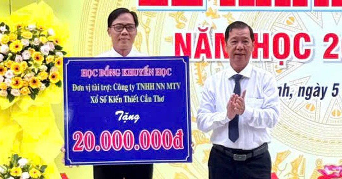 Over 137 Million Dong Raised for Poor Students in Can Tho at the New School Year Opening