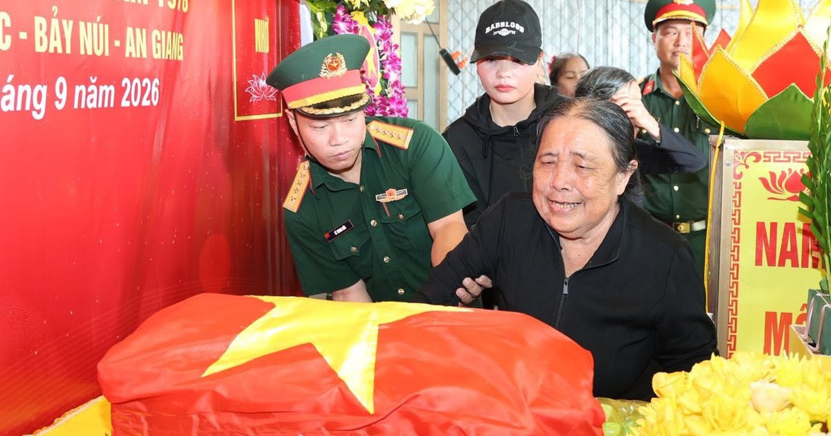 War martyr's remains are brought home and reburied after 48 years
