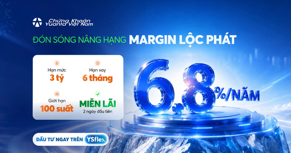 Yuanta Việt Nam đồng hành cùng sóng nâng hạng với margin 6,8%