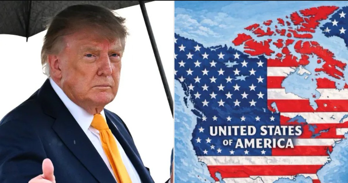 Sốc khi ông Trump đăng bản đồ cờ Mỹ phủ lên một loạt quốc gia, 'chiếm' phần lớn Bắc Mỹ