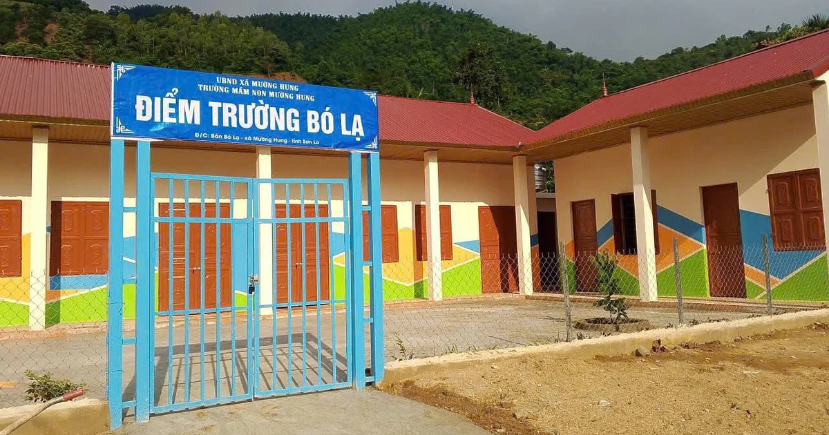 A new school gives 40 children a safer place to learn in Son La