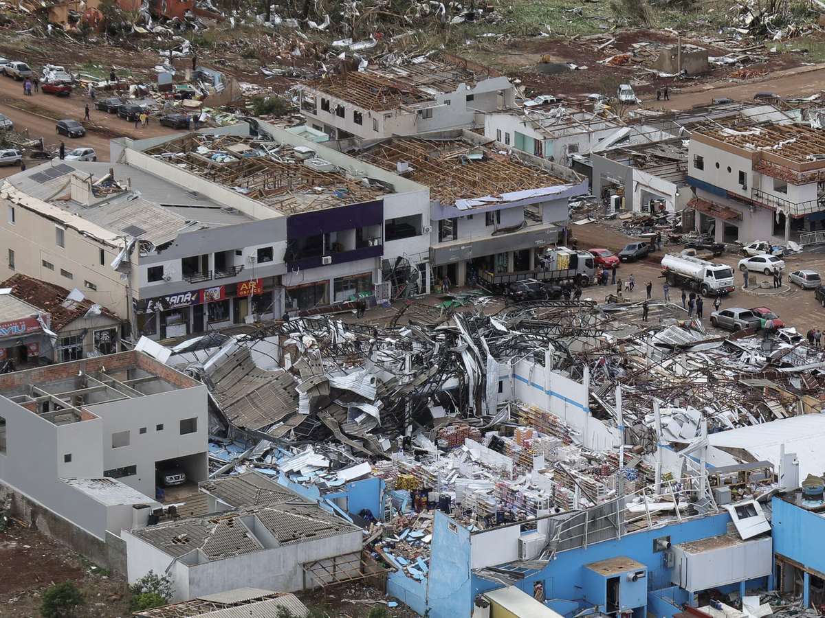 Tornado in southern Brazil kills six, injures hundreds