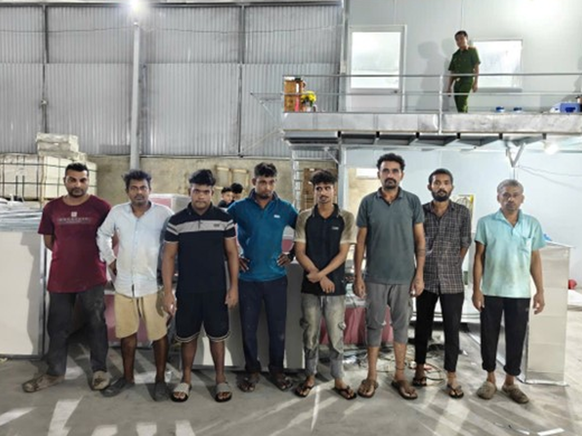 9 foreign workers found with suspected residence, work permit violations in Vietnamese city