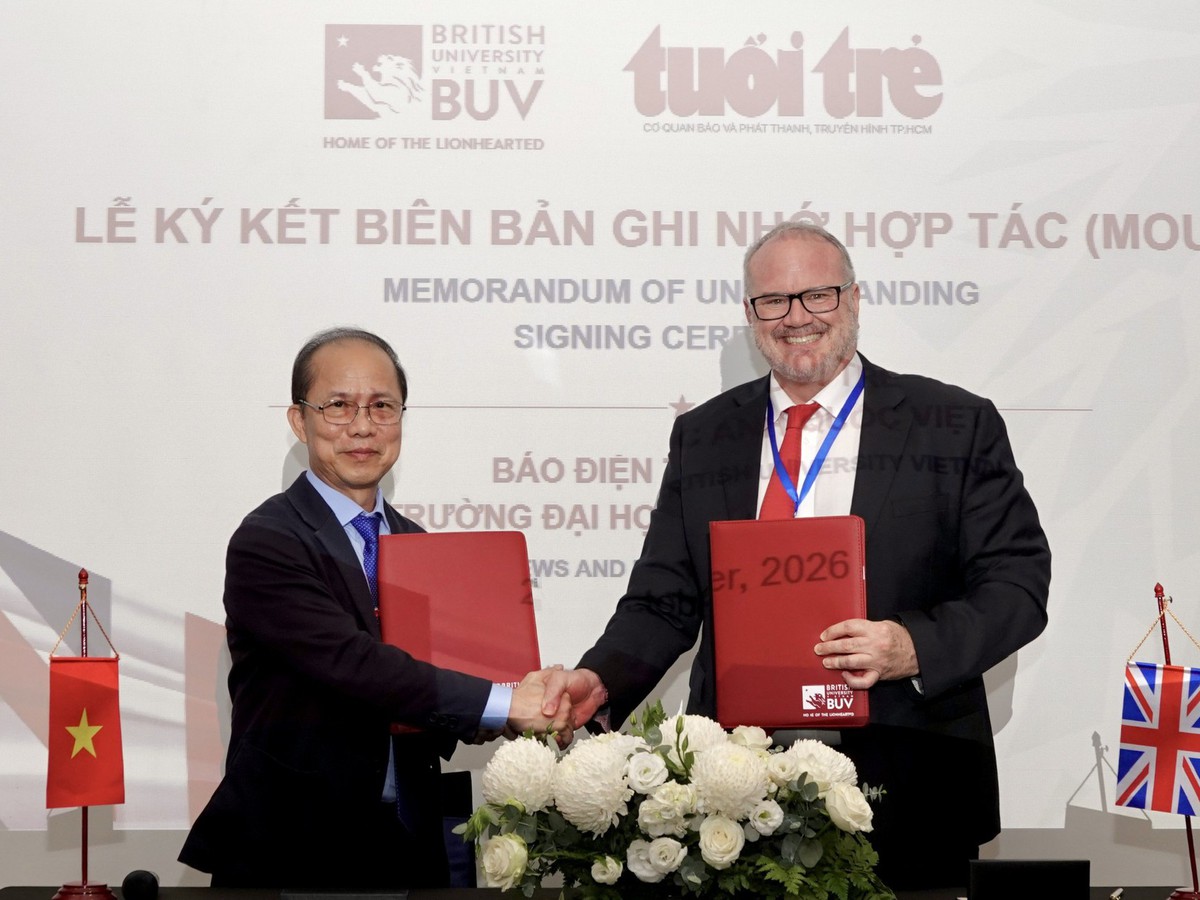Tuoi Tre, British University Vietnam partner to give students hands-on, real-world experience