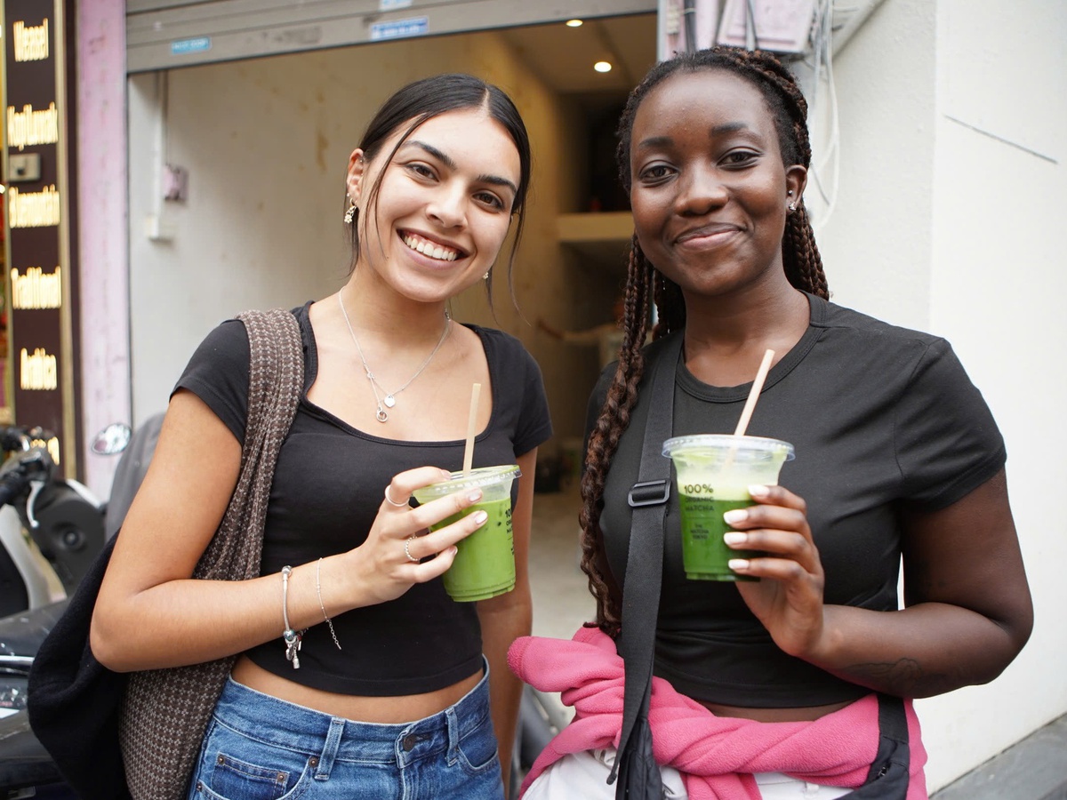 Foreign tourists, locals queue in Hanoi for premium Japanese matcha despite high prices