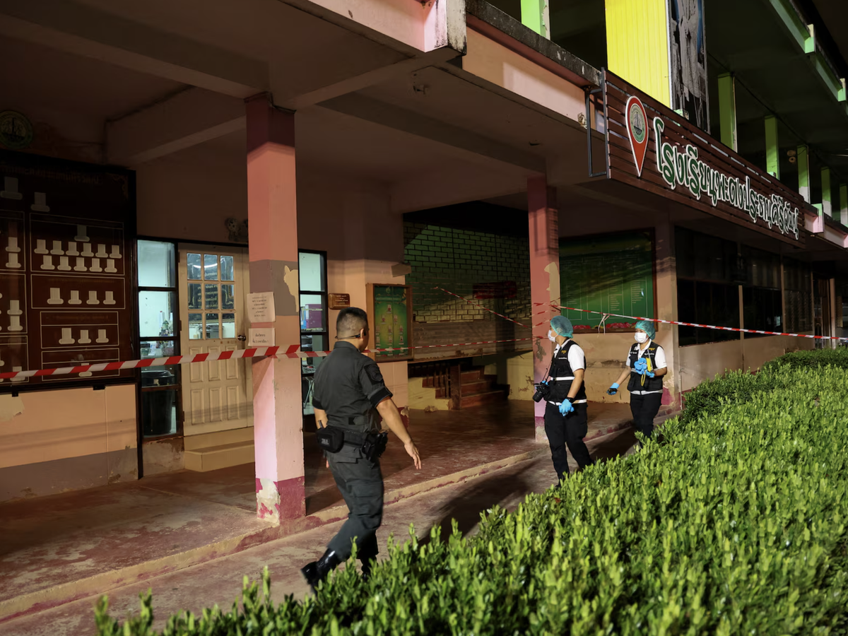 Teacher dies after Thailand school shooting