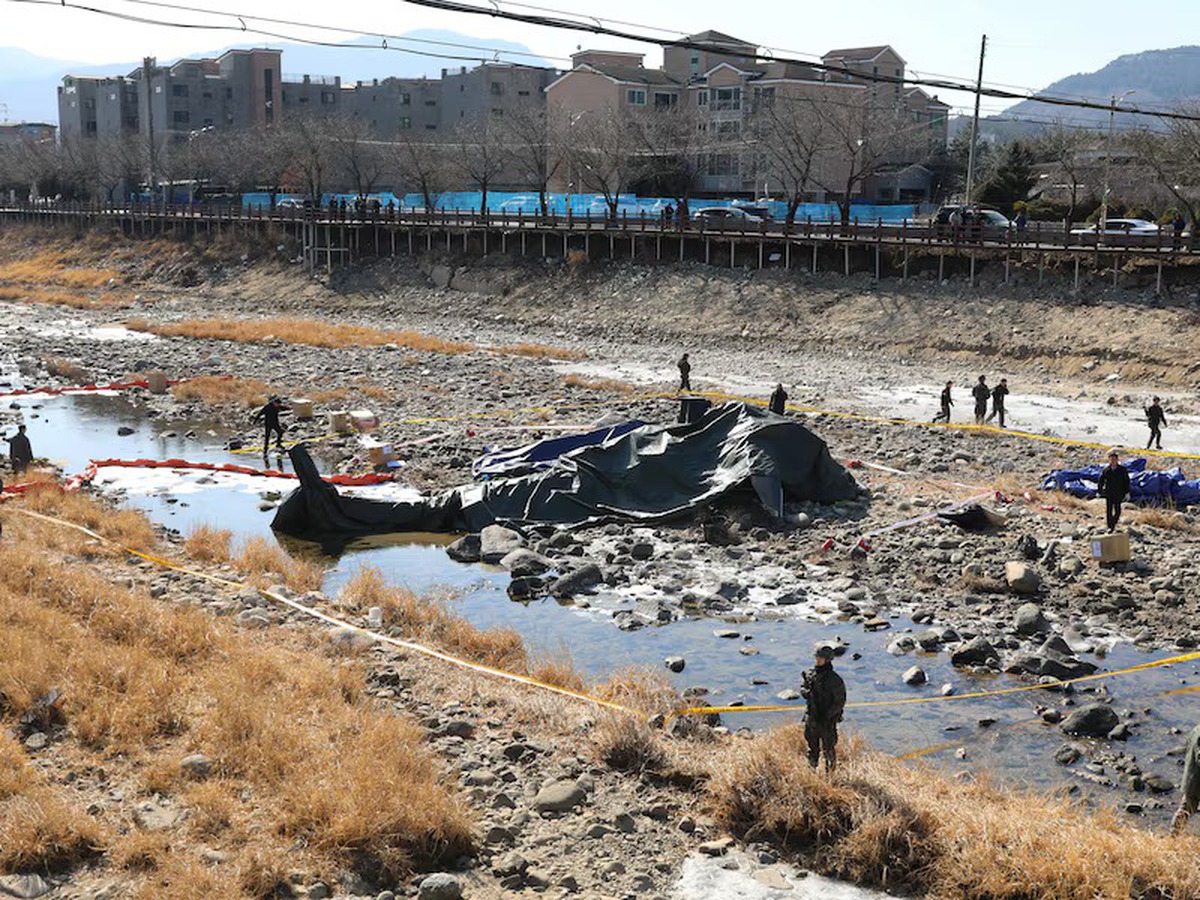 South Korean military helicopter crashes during training, killing 2