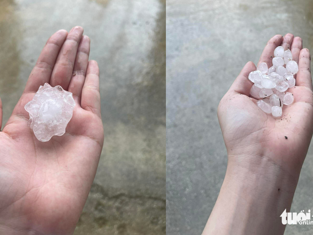 Hailstorm hits mountain commune in Vietnam