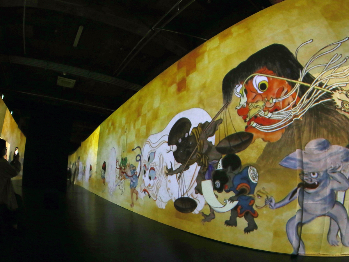 Digital techs revive 'yokai' at Tokyo immersive art event