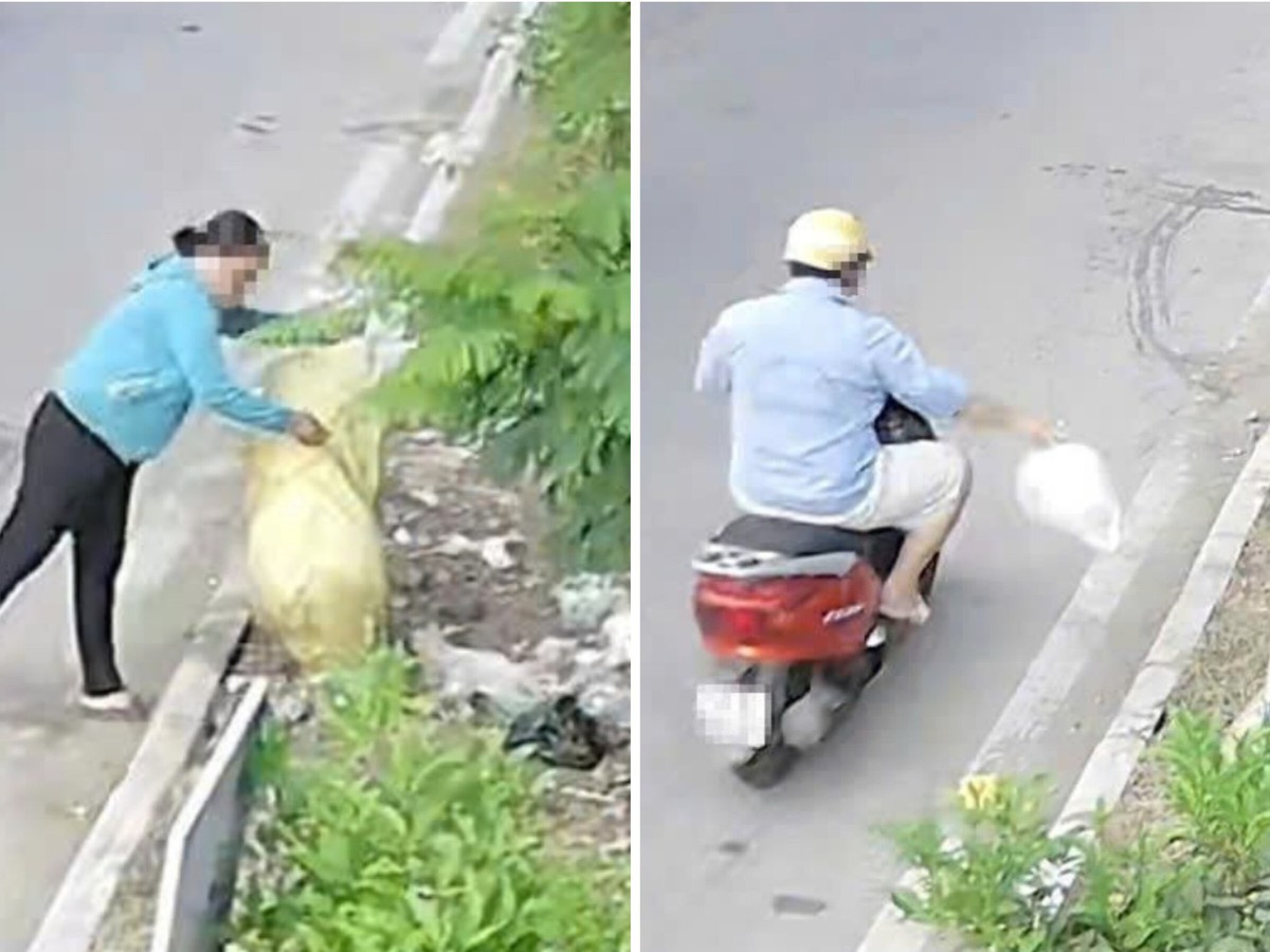 Ho Chi Minh City fines 2 $57 each for illegal dumping after CCTV review