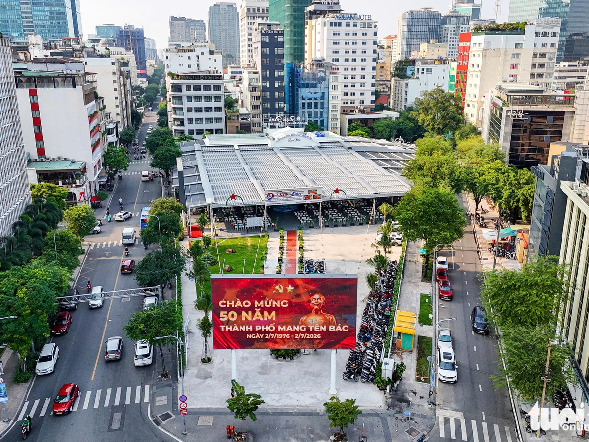 Ho Chi Minh City maintains temporary parks on vacant land