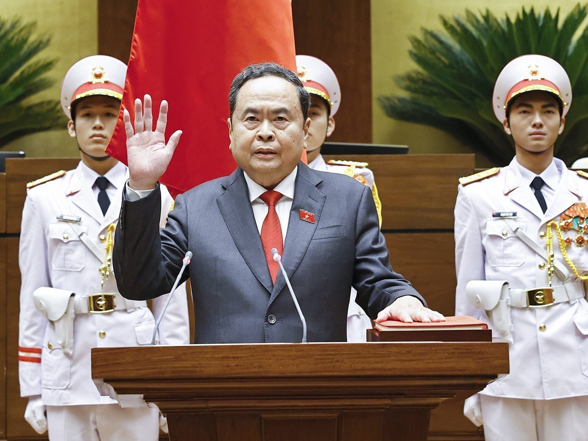 Vietnam’s National Assembly Chairman Tran Thanh Man re-elected for new term