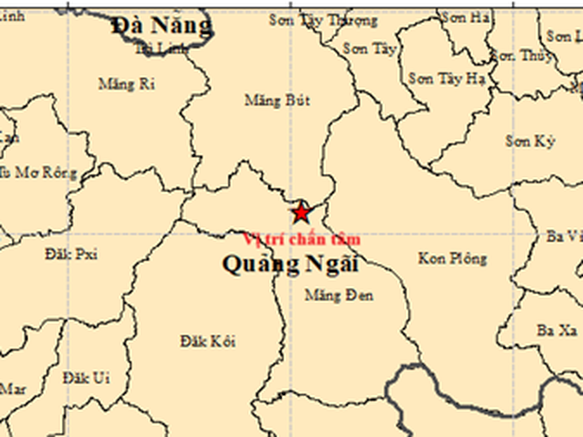 6 earthquakes strike Vietnam’s Quang Ngai in 1 day