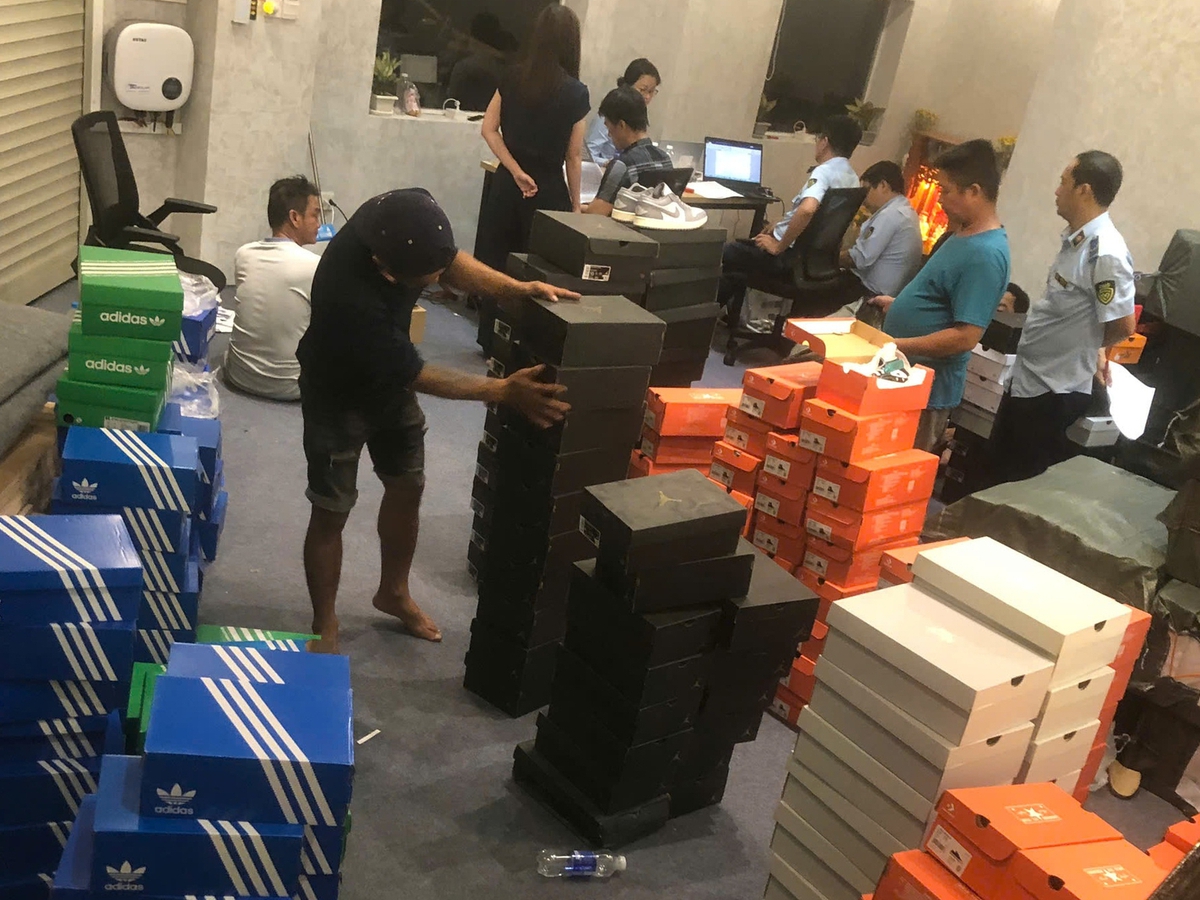 Ho Chi Minh City police charge man over sale of counterfeit Nike, Adidas shoes online